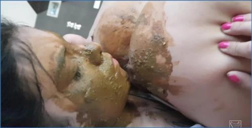 Scat Princess- Kaviar XL Gesichtsitzen Extrem und Pisse Schlucken - scat porn video at Scat-Slaves.net