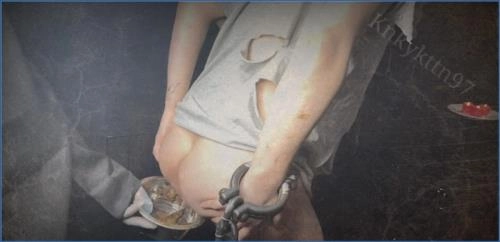 KnkyKttn97 Scat Slaves Caged and Hungry FullHD 1080p – Scat-Slaves poster