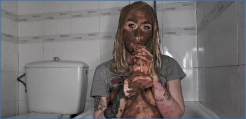 Betty жёсткое унижение раба + туалетные игры – Scat-Slaves poster