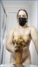 Sweet Bella's Scat Domination: Broken Toilet RE UPLOADED on Scatbook Australia 2025 - related scat video at Scat-Slaves