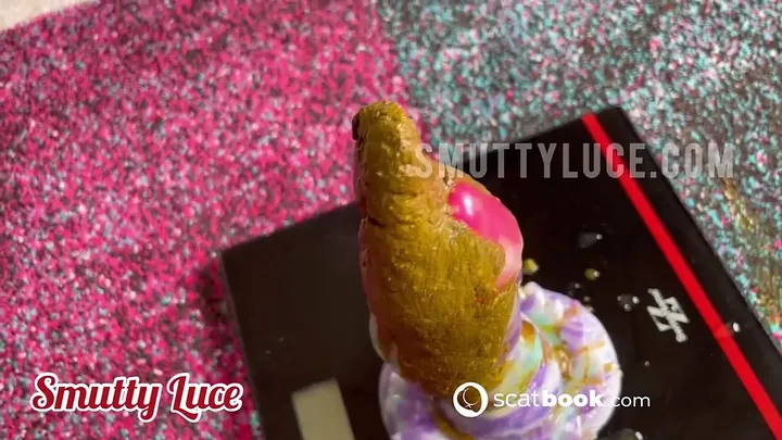 Smutty Luce Delivers a Slow, Messy, and Thorough Solo Scat Romp - scat porn video at Scat-Slaves.net