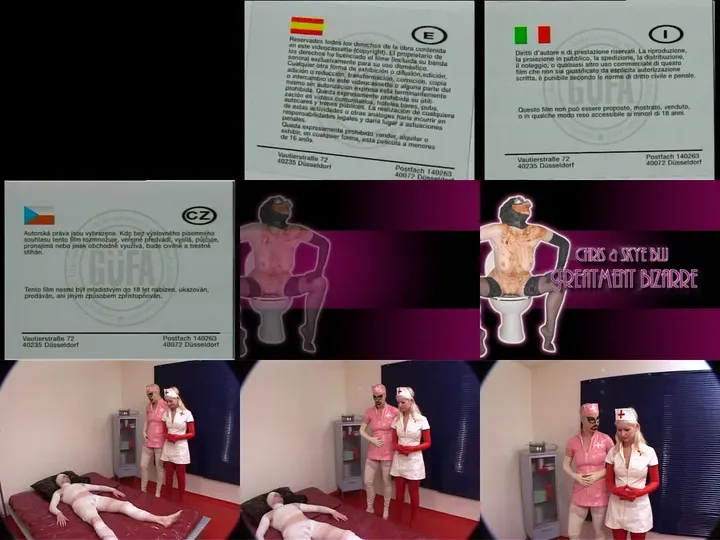 Chris Takes Reins: Extreme Enema and Piss Games in a Dirty Clinic - scat porn video at Scat-Slaves.net
