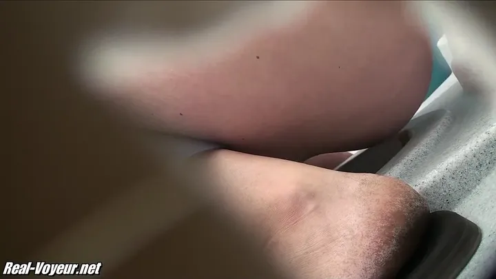Standing Solo Defecation: A Soft Brown Load Hits the Camera - Scat - popular scat video at Scat-Slaves