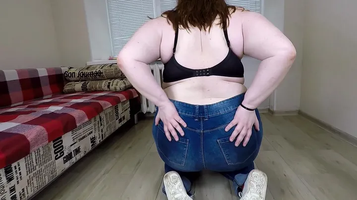 Bonya Shits and Farts in Tight Jeans and White Sneakers - BBW Scat - scat porn video at Scat-Slaves.net