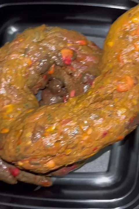 Colorful Scat Smearing Treats in Warm, Generous Drop - Taste - popular scat video at Scat-Slaves