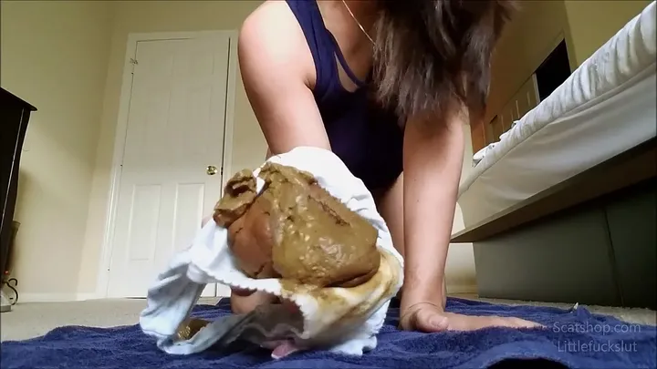 Panty-Loaded Scat Humiliation: Watch Her Squat and Smother - popular scat video at Scat-Slaves