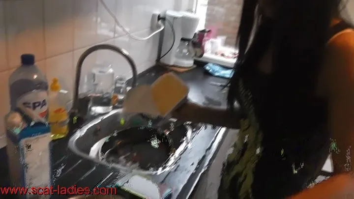 Lady Rachel Dishes Out a Hearty Scatmeal with Pissing and Femdom - scat porn video at Scat-Slaves.net