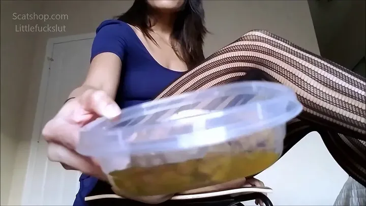 Solo Scat and Piss Play: Littlefuckslut's Messy Self-Dirty Joy - scat porn video at Scat-Slaves.net